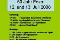 Anzeige 50 Jahr Feier VdH Friedrichstal